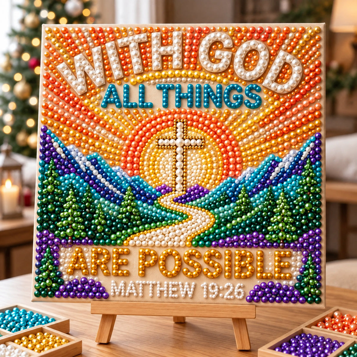 All Things Are Possible DIY Diamond Pearl Art Kit GFTOPND3863