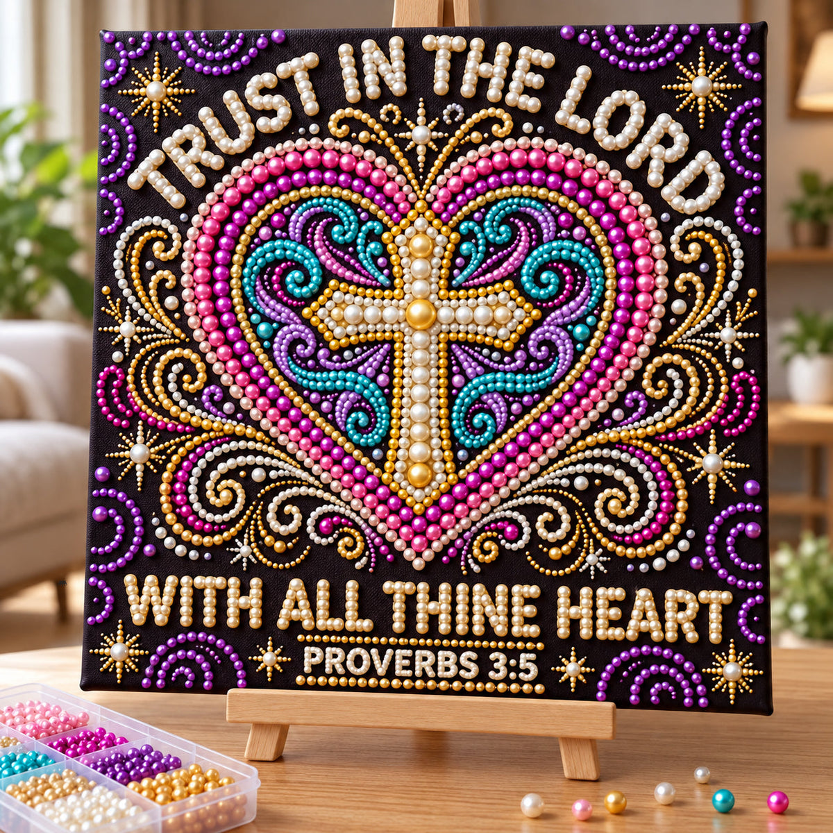 Trust In The Lord DIY Diamond Pearl Art Kit GFTOPND3864