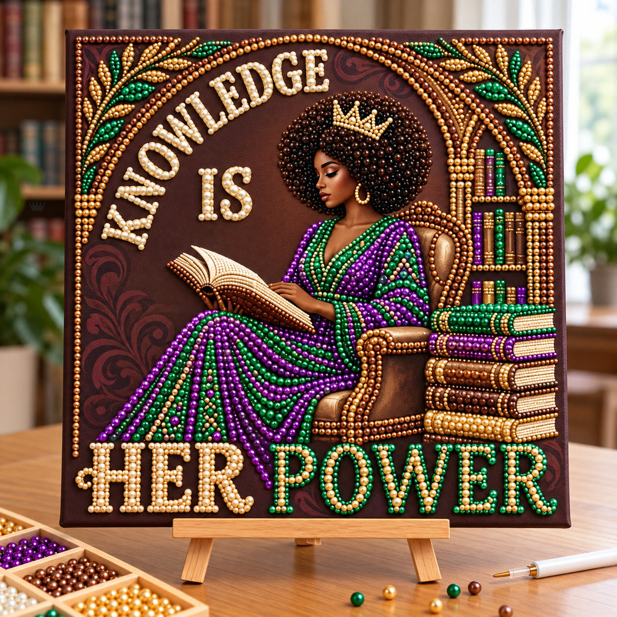 Her Power DIY Diamond Pearl Art Kit GFTOPND3921