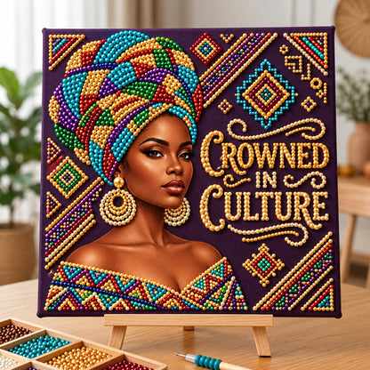 Crowned In Culture DIY Diamond Pearl Art Kit GFTOPND3925