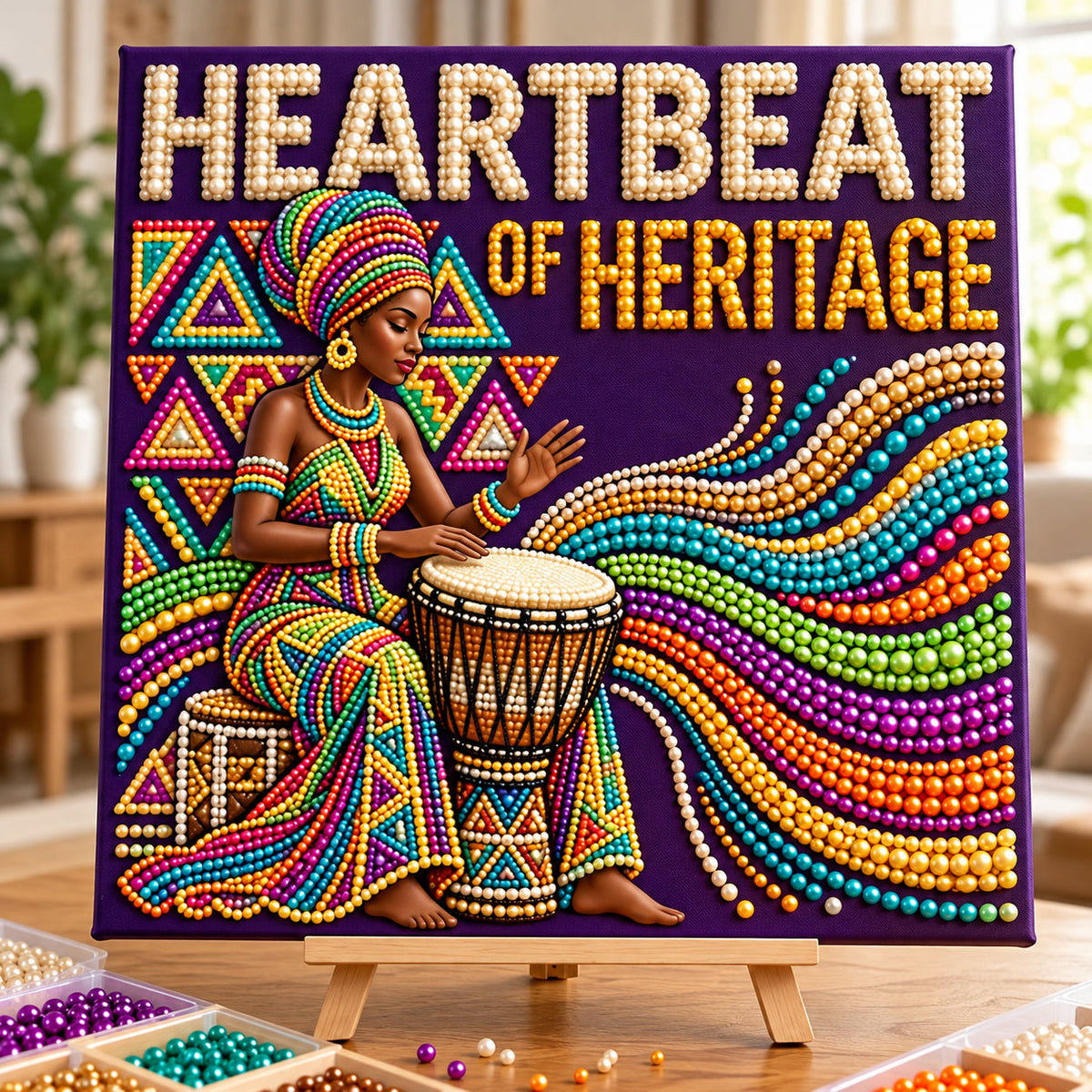 Heartbeat Of Heritage DIY Diamond Pearl Art Kit GFTOPND3928