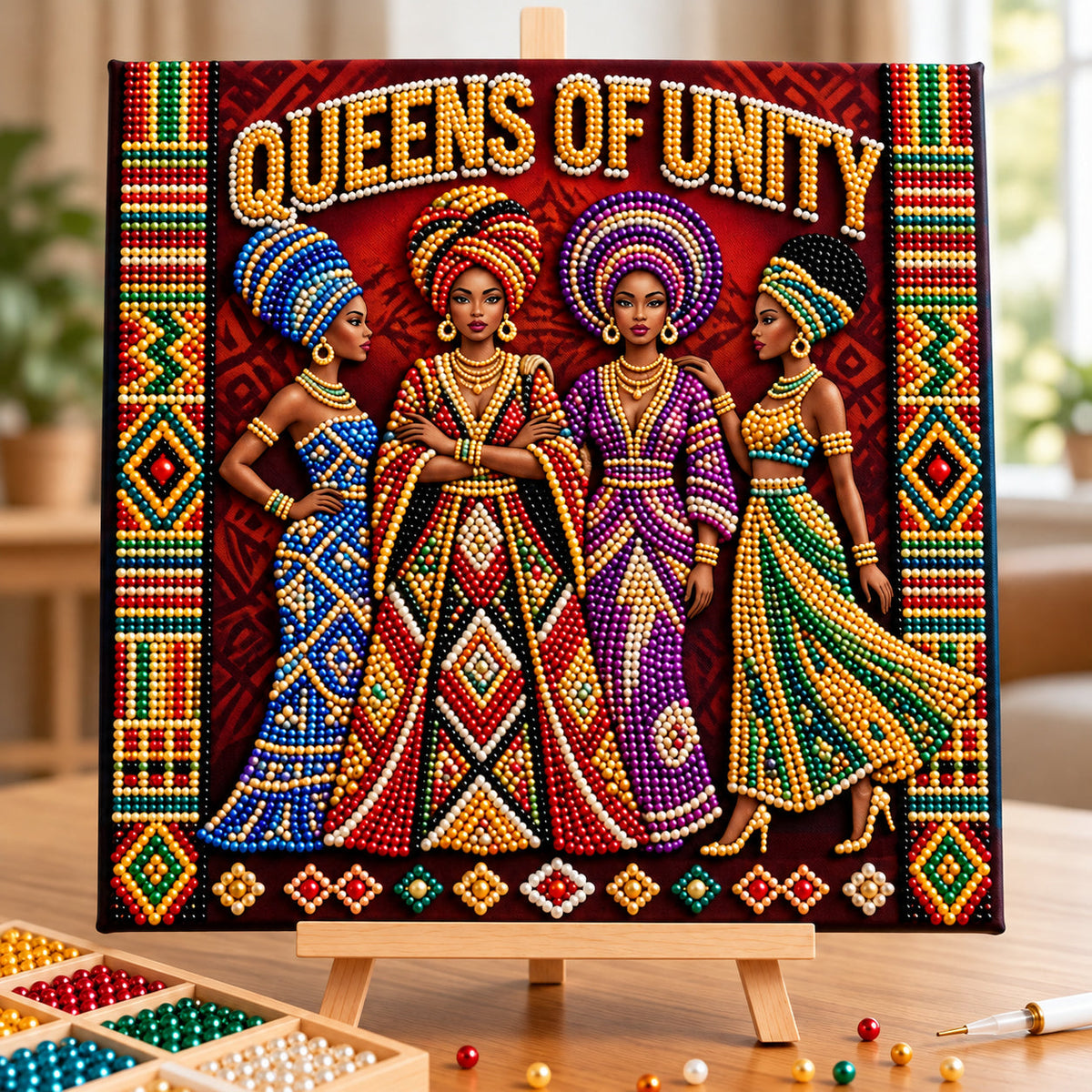 Queens Of Unity DIY Diamond Pearl Art Kit GFTOPND3929