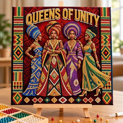 Queens Of Unity DIY Diamond Pearl Art Kit GFTOPND3929