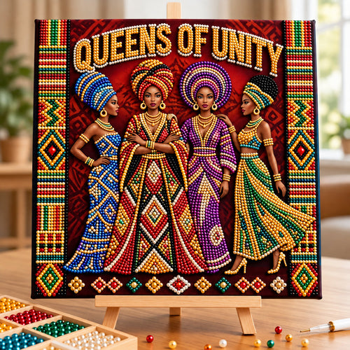 Queens Of Unity DIY Diamond Pearl Art Kit GFTOPND3929