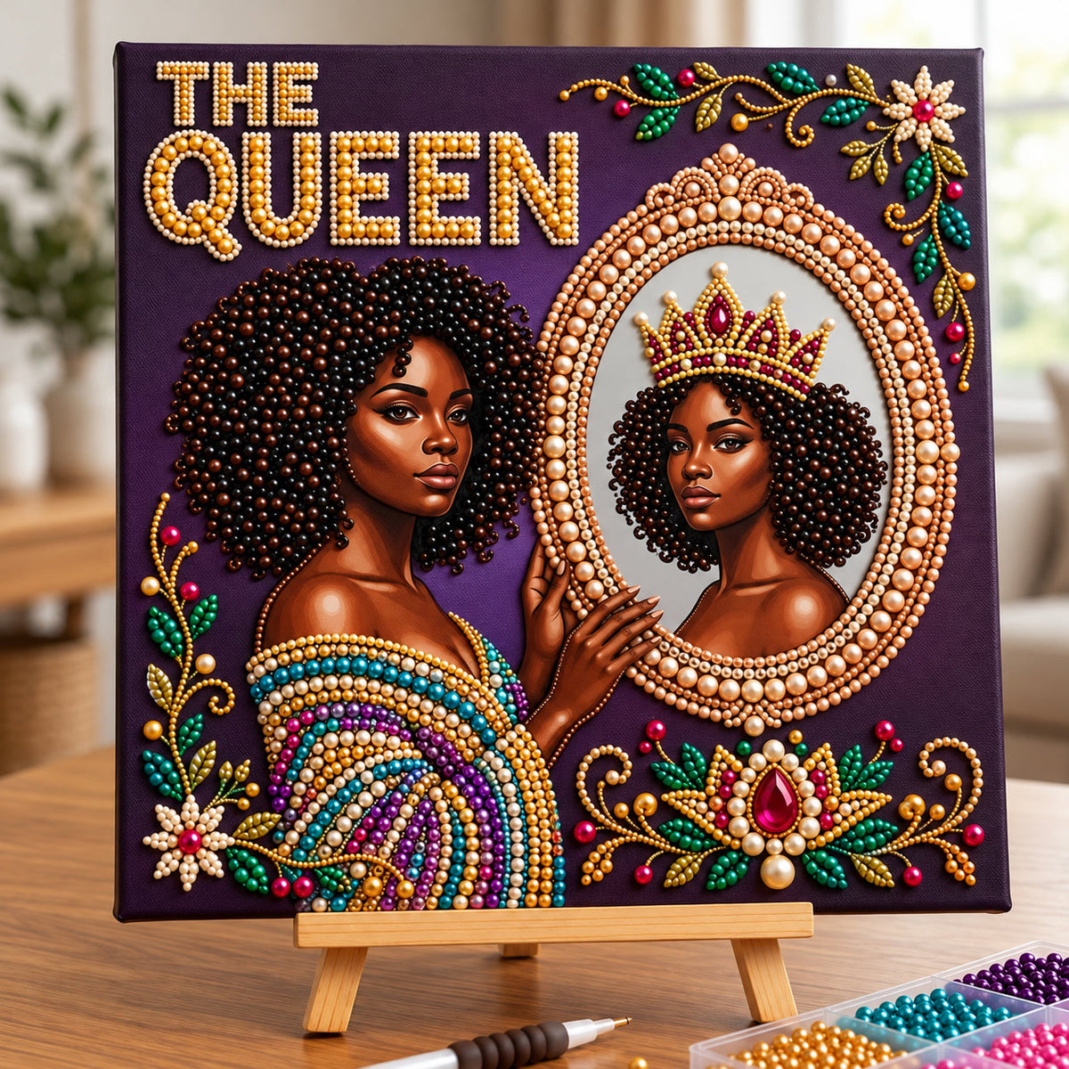 The Queen DIY Diamond Pearl Art Kit GFTOPND3968