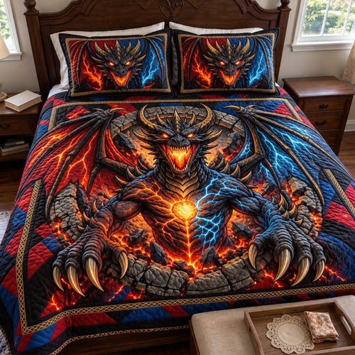 Apocalypse Overlord 3-Piece Quilted Bedding Set GFTOPND4026