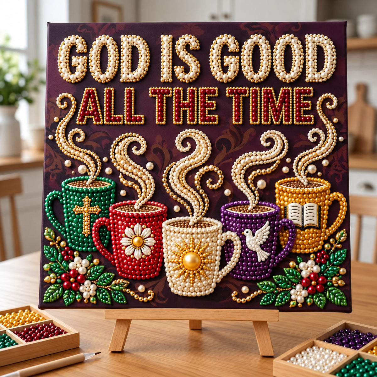 God Is Good DIY Diamond Pearl Art Kit GFTOPND4060