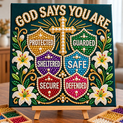 God Says You Are DIY Diamond Pearl Art Kit GFTOPND4061