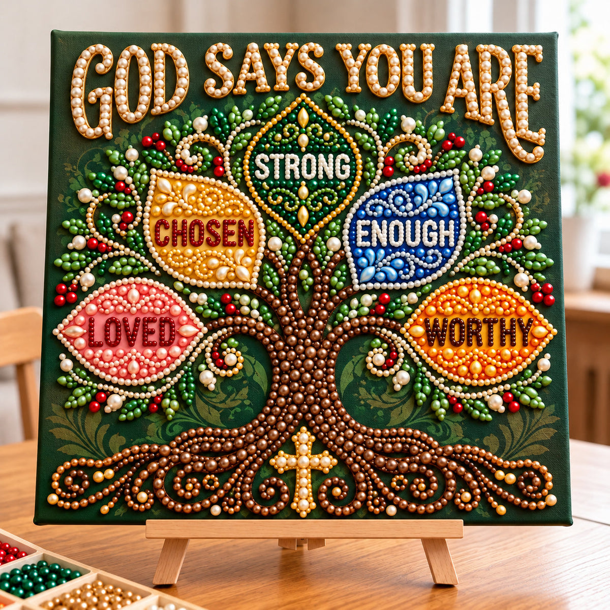 God Says You Are DIY Diamond Pearl Art Kit GFTOPND4062