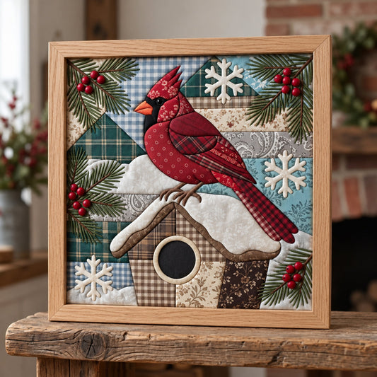 Winter Birdhouse DIY Kinusaiga Art Kit GFTOPND4129