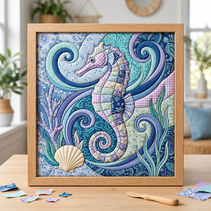 Moonlit Seahorse DIY Kinusaiga Art Kit GFTOPND4132