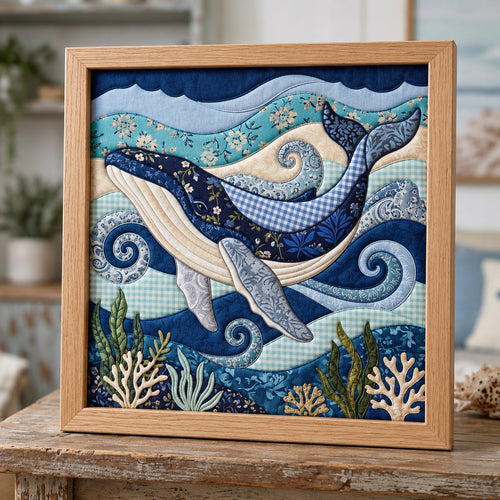 Gentle Ocean Whale DIY Kinusaiga Art Kit GFTOPND4134
