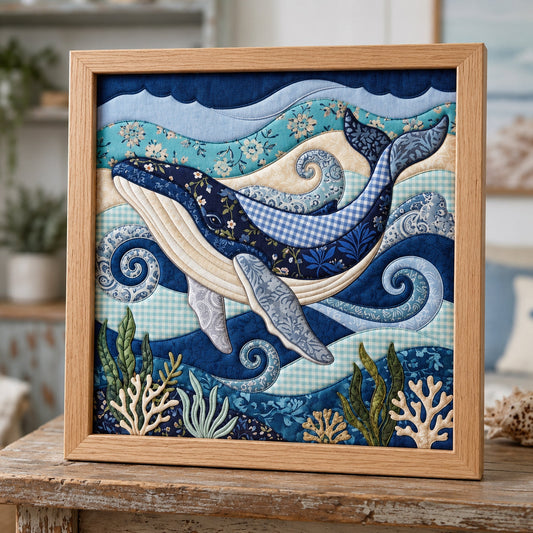 Gentle Ocean Whale DIY Kinusaiga Art Kit GFTOPND4134