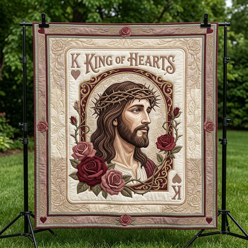 King Of Heart Quilted Blanket GFTOPND500