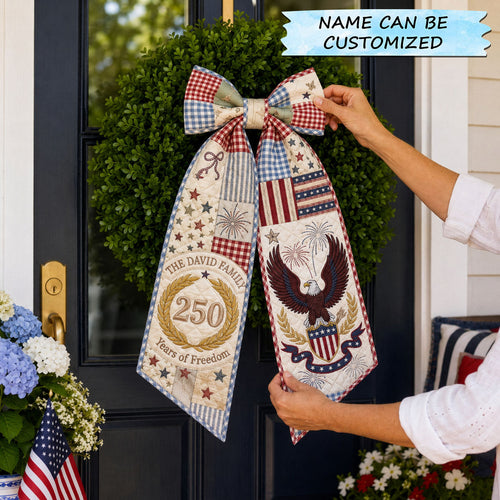 250 Years Of Freedom Quilted Wreath Sash QTCUZ GFTOPND557