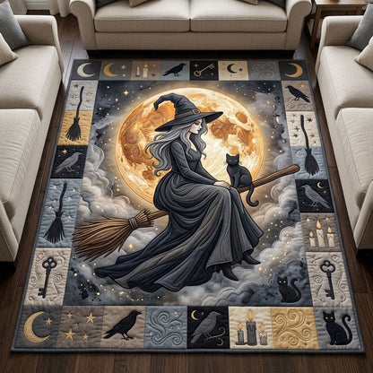 Witch In Full Moon Area Rug GFTOPND615