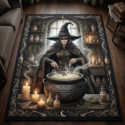 Witch Making Potions Area Rug GFTOPND621