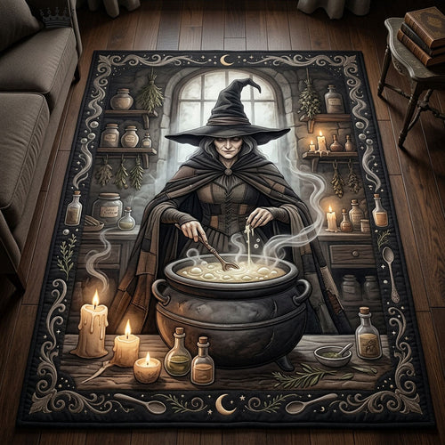 Witch Making Potions Area Rug GFTOPND621