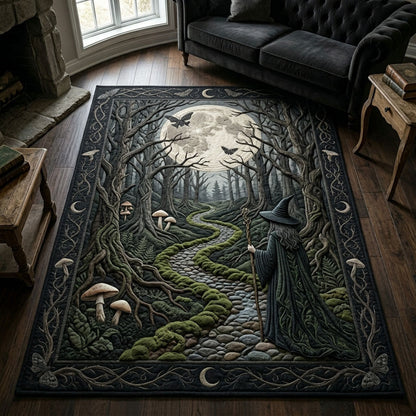 Dark Woodland Witch Area Rug GFTOPND624