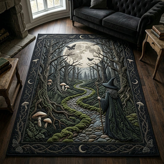Dark Woodland Witch Area Rug GFTOPND624
