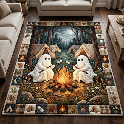 Camping Ghosts Area Rug GFTOPND634