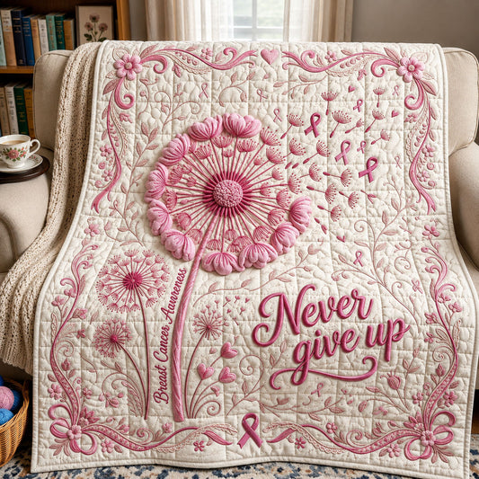 Never Give Up Quilted Blanket GFTOPND660