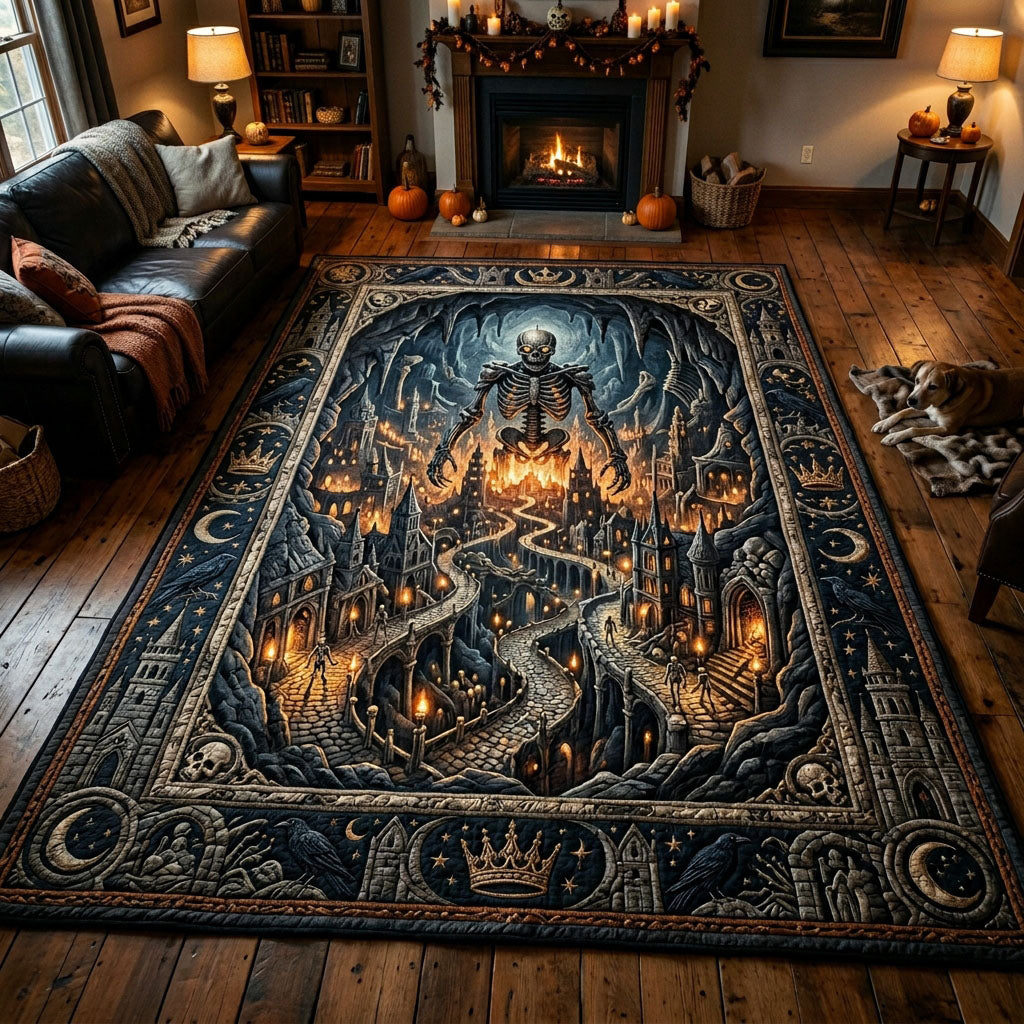 Skeleton City Of The Dead Area Rug GFTOPND710