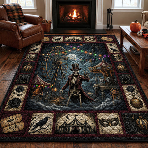 The Forgotten Skeleton Carnival Area Rug GFTOPND711