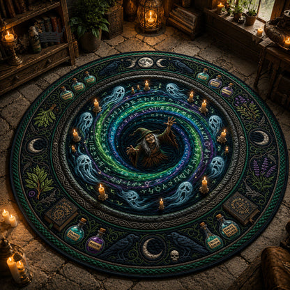 Witch Poison Quilted Round Mat GFTOPND726