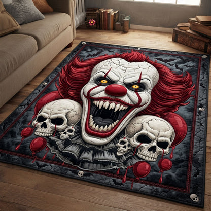 Scary Clown Area Rug GFTOPND786