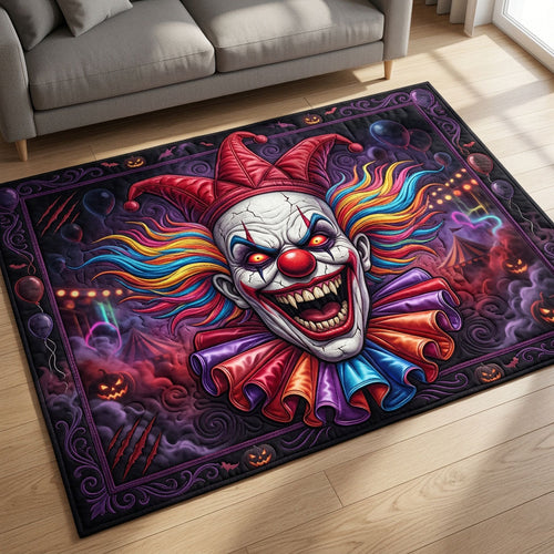 Colorful Scary Clown Area Rug GFTOPND787