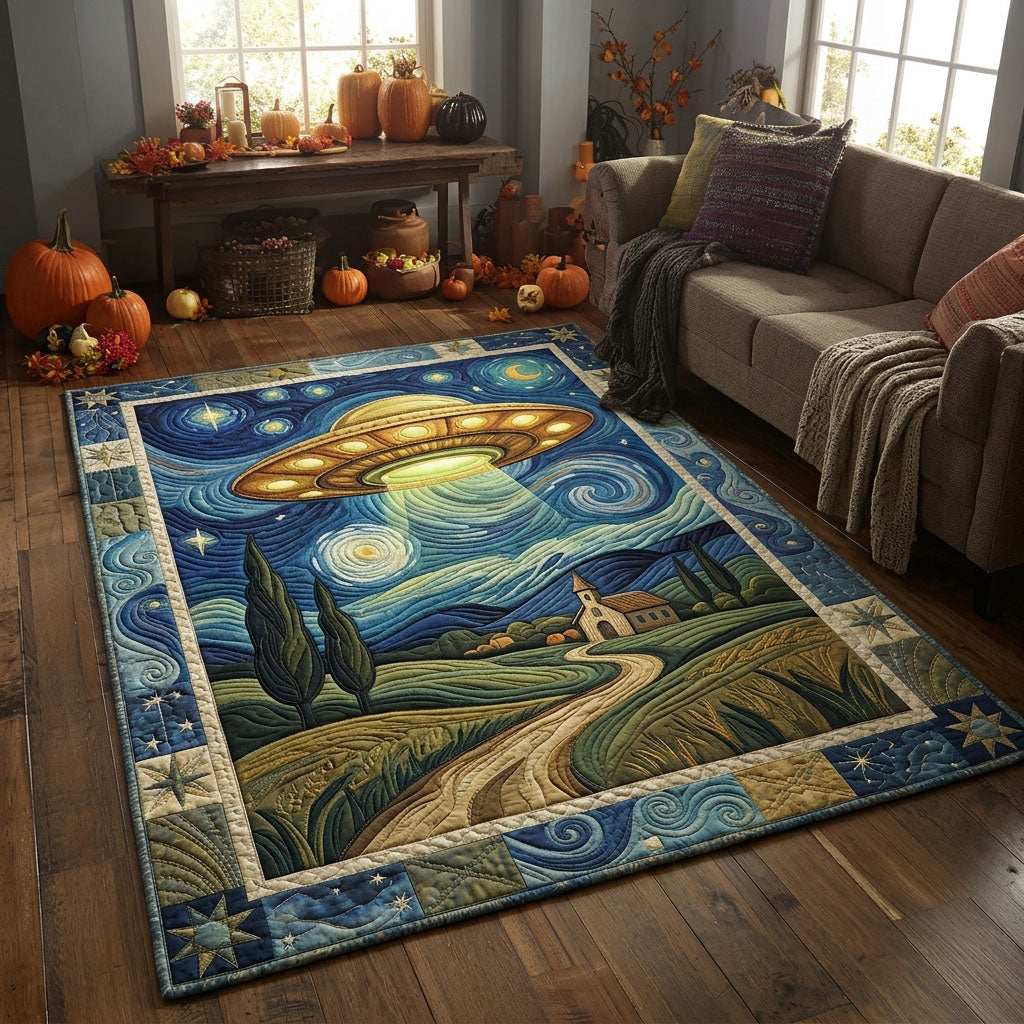 UFO Starry Night Area Rug GFTOPND890