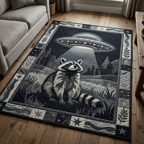 UFO Raccoon Area Rug GFTOPND892