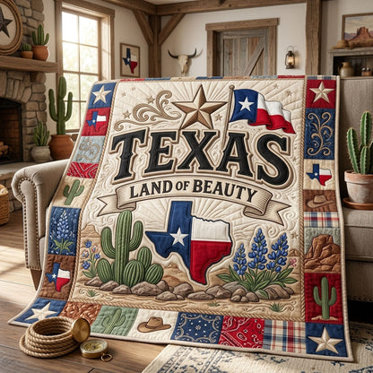 Land Of Beauty Quilted Blanket GFTOPND942
