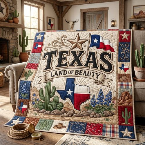 Land Of Beauty Quilted Blanket GFTOPND942
