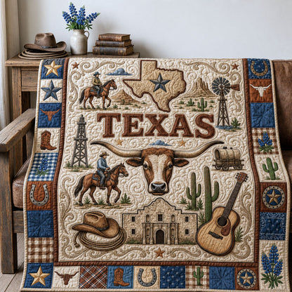 Texas Pride Quilted Blanket GFTOPND943