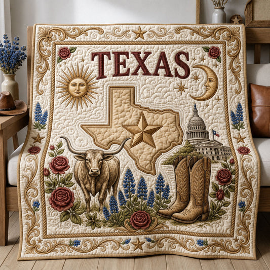 The Lone Star State Quilted Blanket GFTOPND945