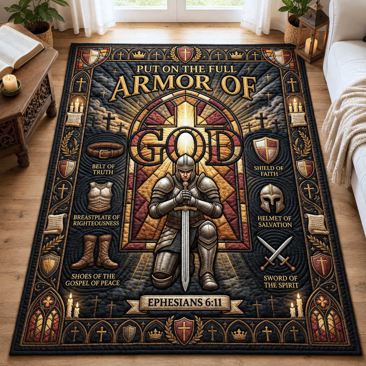Armor Of God Area Rug GFTOPND965