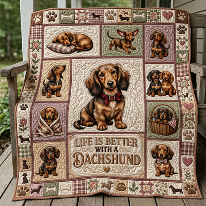 Life Is Better Quilted Blanket GFTOPND988