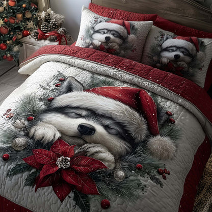 Snow Husky Duvet Cover Set GFTOQA102