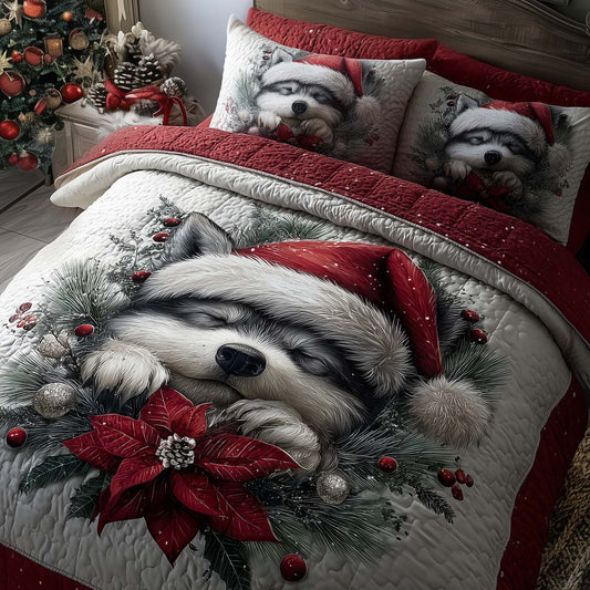 Snow Husky Duvet Cover Set GFTOQA102