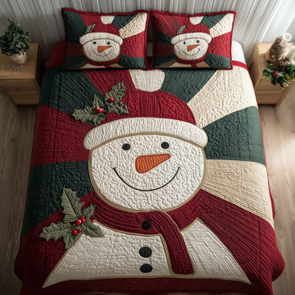 Colorful Snowman Duvet Cover Set GFTOQA105