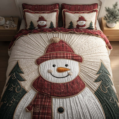 Cozy Snowman Duvet Cover Set GFTOQA106