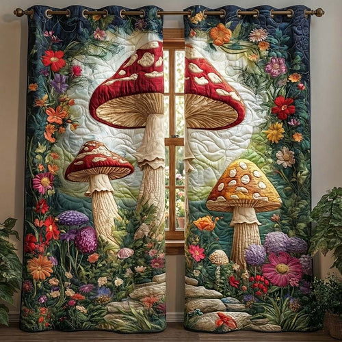 Fairy Garden Quilted Curtains GFTOQA1079