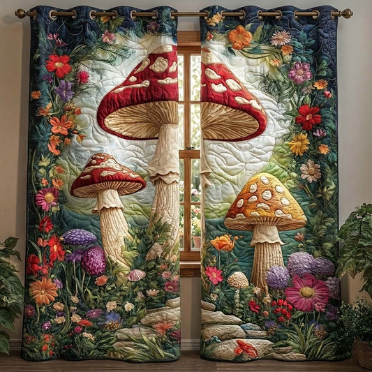 Fairy Garden Quilted Curtains GFTOQA1079
