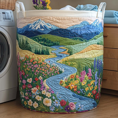 Spring Valley Quilted Laundry Basket GFTOQA1107