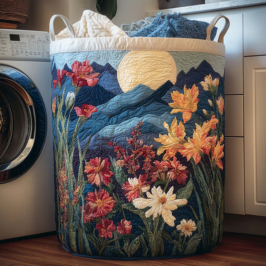 Moon Serenity Quilted Laundry Basket GFTOQA1113