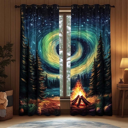 Northern Serenity Quilted Curtains GFTOQA1143