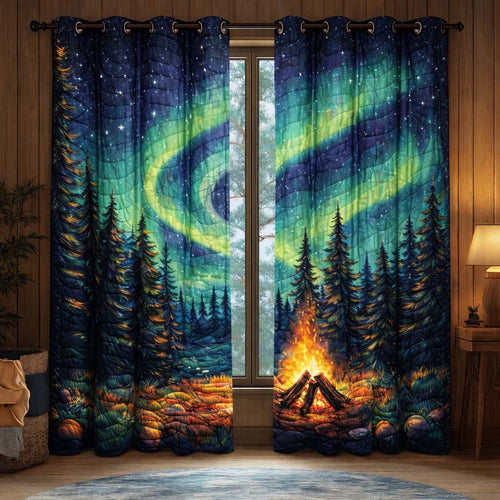 Northern Serenity Quilted Curtains GFTOQA1144