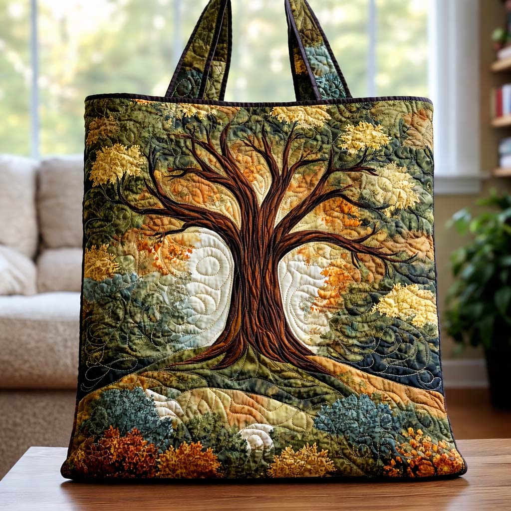 Forest Guardian Quilted Tote Bag GFTOQA1186